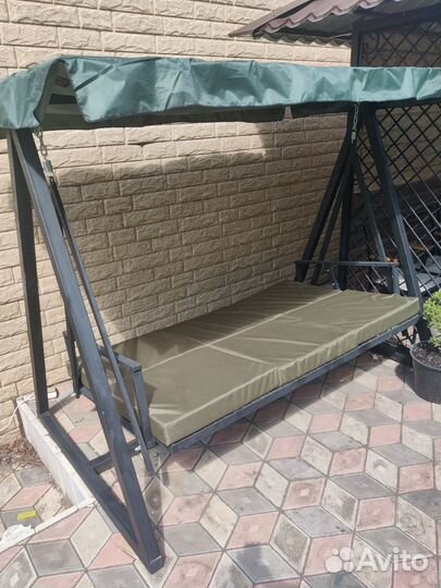 Садовые качели подвесные