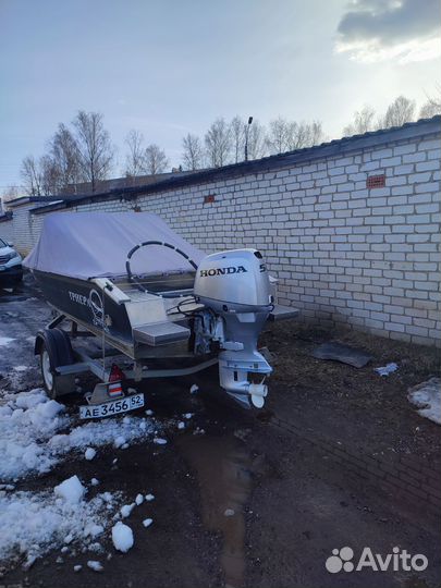 Комплект лодка Триера +Хонда 50 инжектор