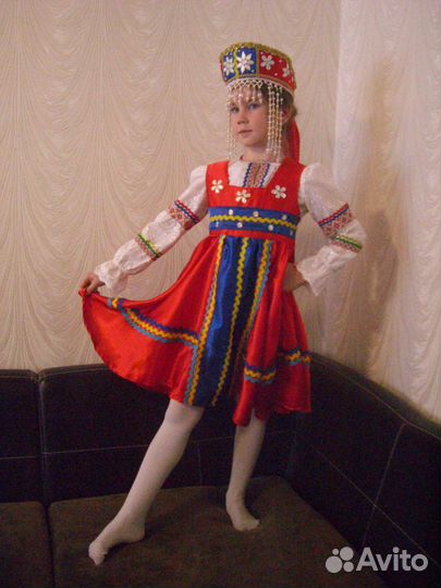 Русский народный карнавальный костюм для девочки
