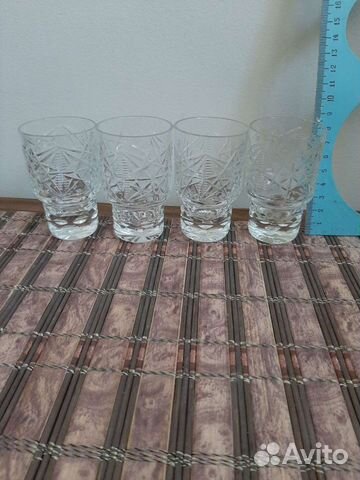 Стопки хрустальные 4шт