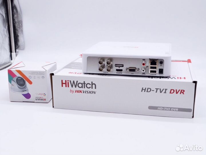 Комплект купольного видеонаблюдения HiWatch 5 Mpx