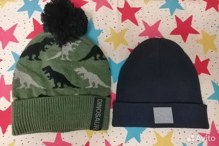 Шапки на мальчика 44-46