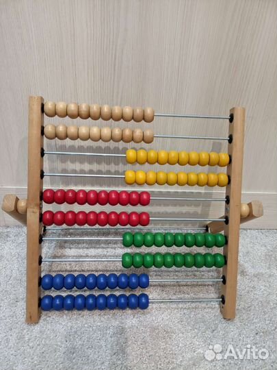 Счёты Икея деревянные