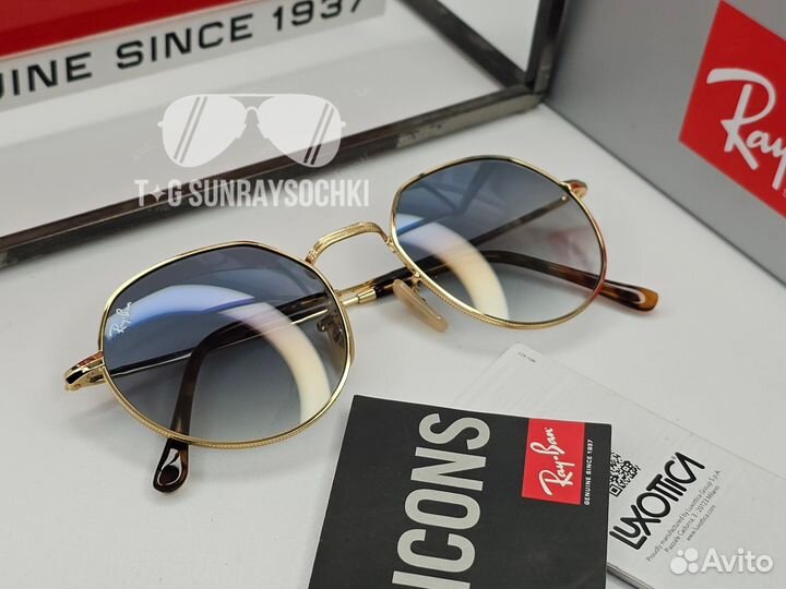Очки Ray Ban 3565 Jack Серый Градиент