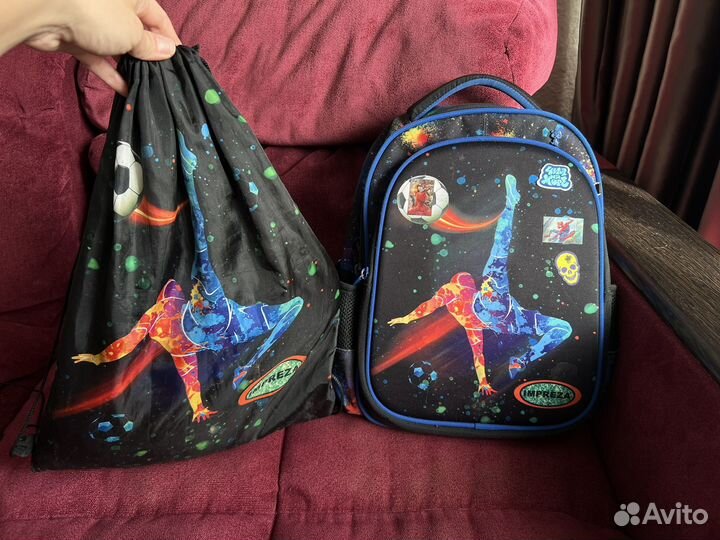 Школьный рюкзак с мешком impreza