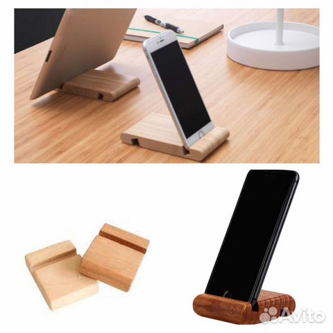 Подставка для телефона из дерева