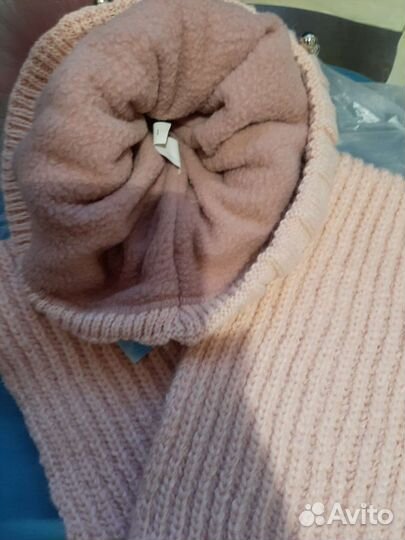 Комплект зимний шапка + снуд