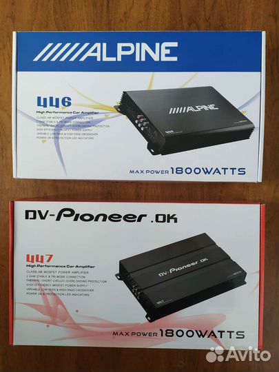 Усилитель 4 канальный pioneer и alpine