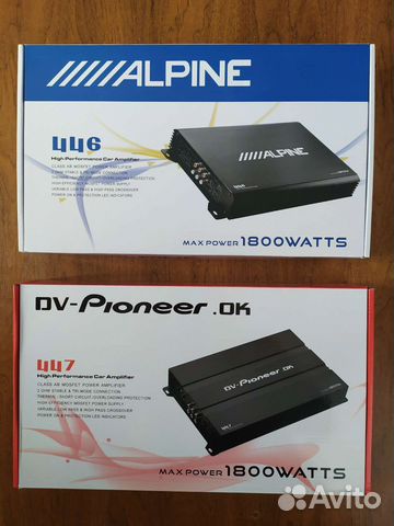 Усилитель 4 канальный pioneer и alpine