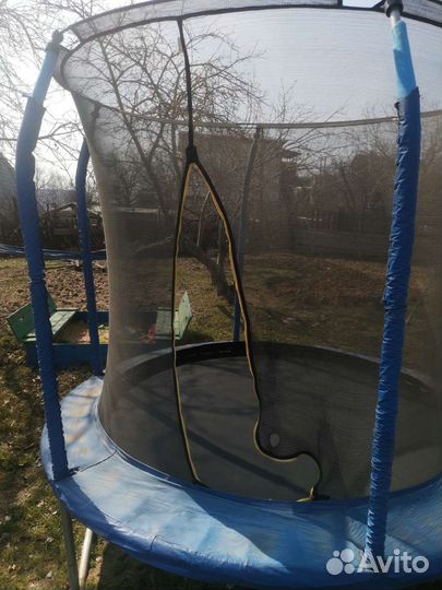 Батут с сеткой бу