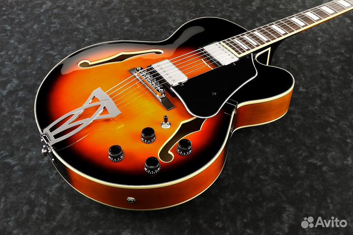 Полуакустическая гитара ibanez AG75-BS-12-06