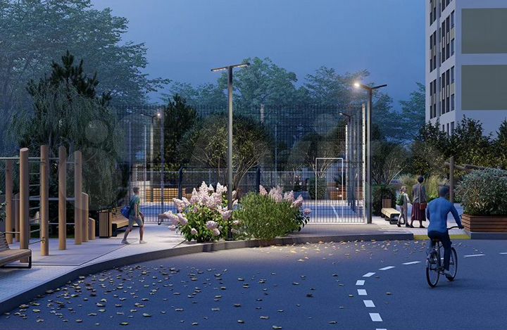 2-к. квартира, 61,2 м², 13/17 эт.