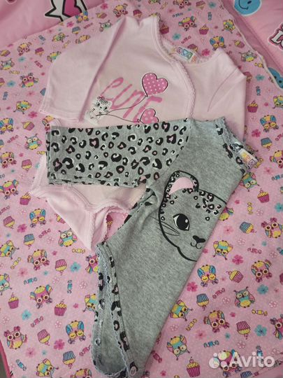 Боди для малышки 62