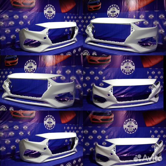 Бампер передний Hyundai Solaris 2(17) новый Белый