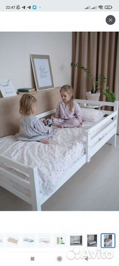 Детская кровать с матрасом
