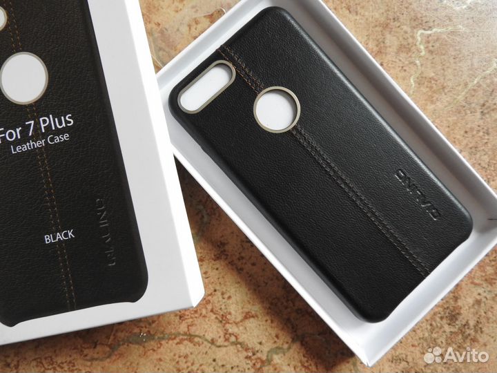 Apple iPhone 7 Plus новый кожаный чехол