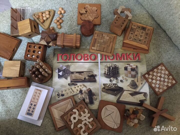 Головоломки деревянные deagostini