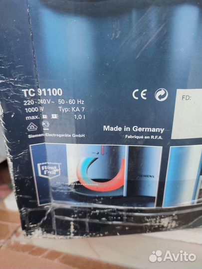 Кофемашина siemens TC 91100