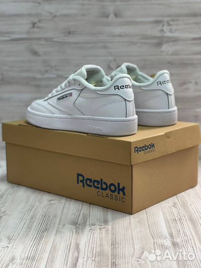 Кеды белые reebok