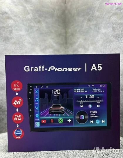 Android 2 din магнитола pioneer graff (Арт.91347)