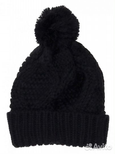 Antony Morato Шапка темно-синяя вязаная с помпоном