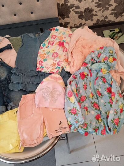 Детская одежда для девочек 92 98 пакетом