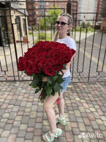 Розы Эквадор. Цветы с Доставкой