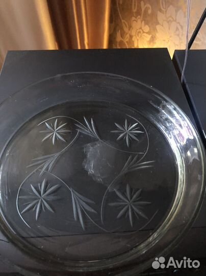 Ваза для фруктов и конфет на ножке СССР