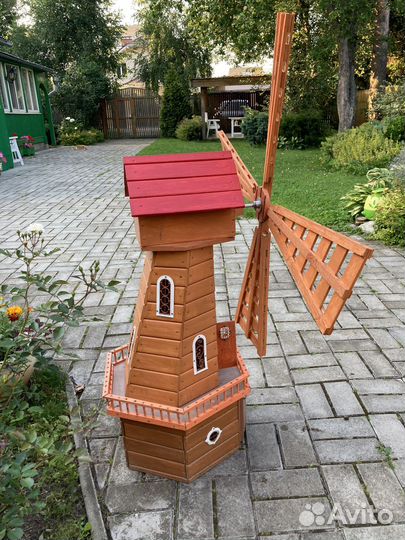 Садовая фигура мельница