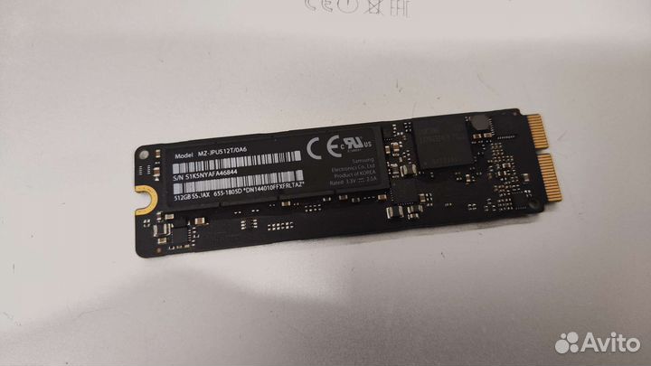 Оригинальный диск Apple SSD PCI-e 512gb