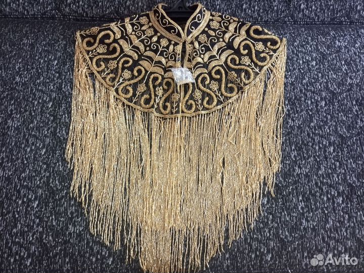 Накидка из бисера, кейп новая