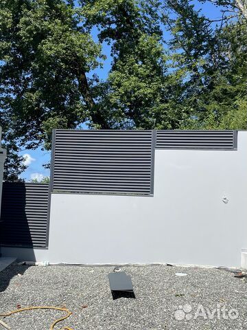 Забор жалюзи