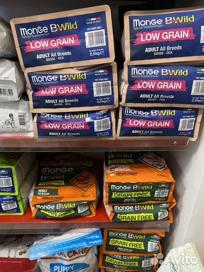 Корм для собак, кошек monge, монж