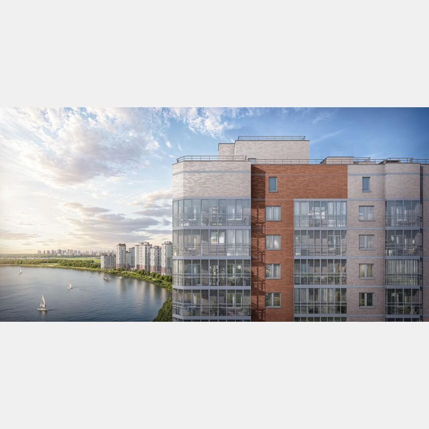 2-к. квартира, 54,5 м², 17/23 эт.