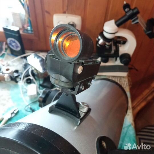 Телескоп 114 мм легкий широкоугольный обзорный