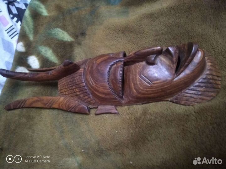 Маска деревянная ручная работа