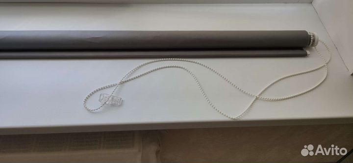 Штора рулонная Серая 160x180 см