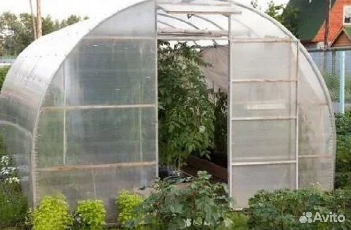 Теплицы двойная дуга