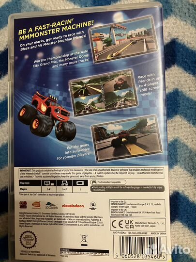 Вспыш Nintendo switch