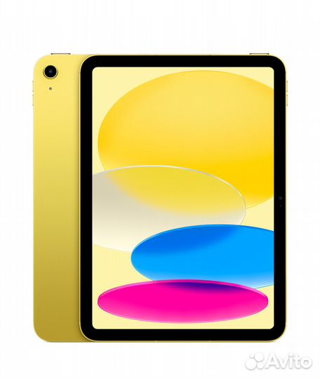 Apple iPad 10 64GB (2022) Wi-Fi+Cellular, желтый