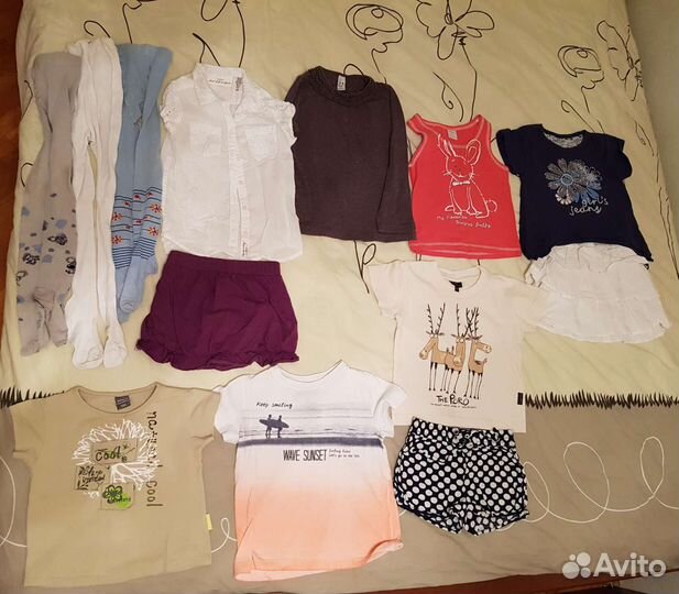 Одежда для девочки пакетом на 3-4 года