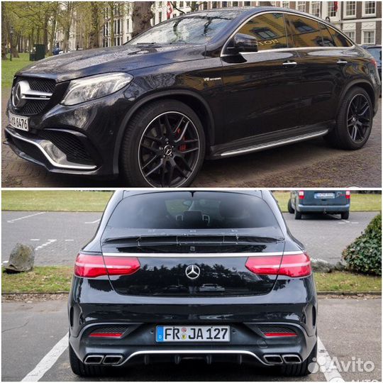 Обвес AMG 63 на GLE coupe C292