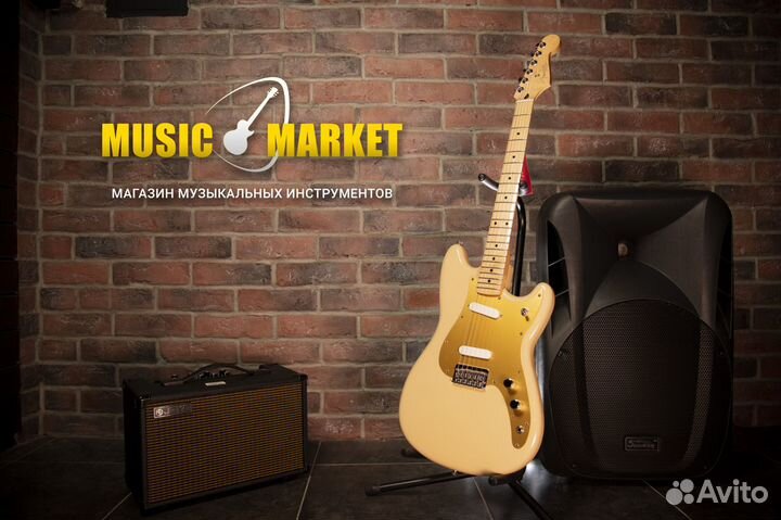 Электрогитара Fender + аксессуары