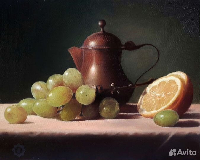 Натюрморт с виноградом