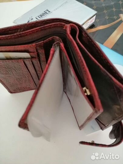 Мужское кожаное портмоне новое