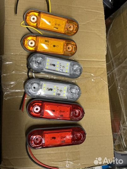Диодные габаритные маркерные фонар 12-24В 9 LED