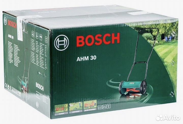 Газонокосилка механическая Bosch (30 см)