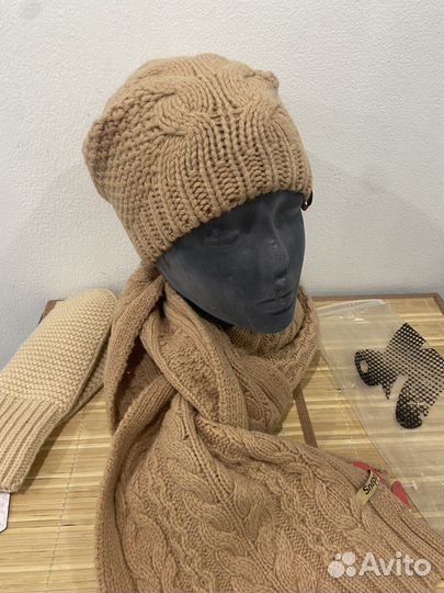 Шапка шарф вязанные зима Snapp