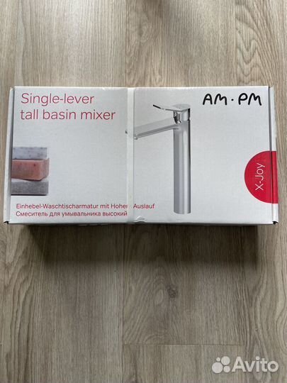 Раковина накладная новая и смеситель для раковины