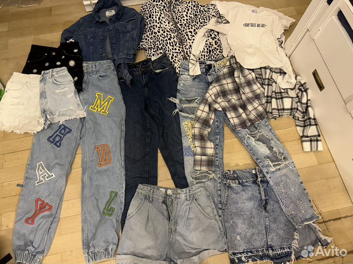 Пакет одежды +куртка Bershka для девочки 11-14 лет